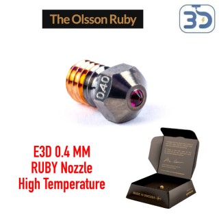 Original Olsson High Temperature 0.4MM Ruby Nozzle for 3D Printer